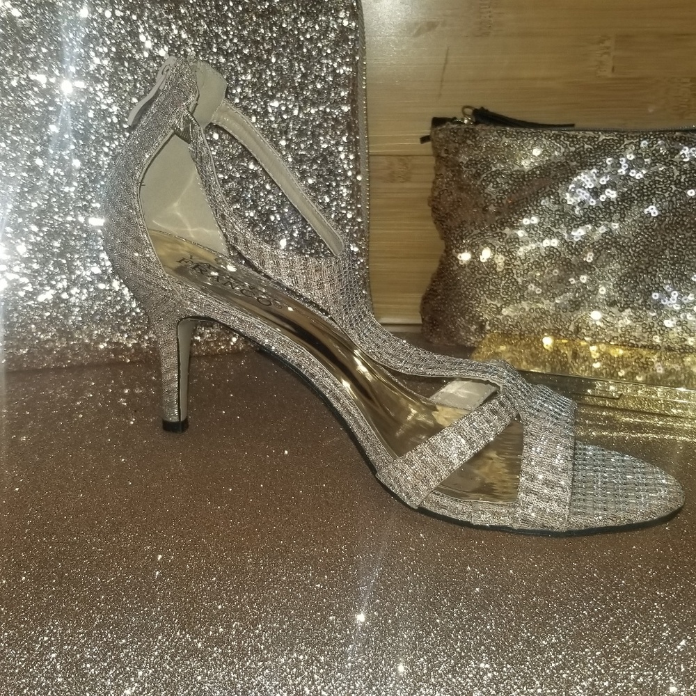 Gold Kitten Heel Sandals